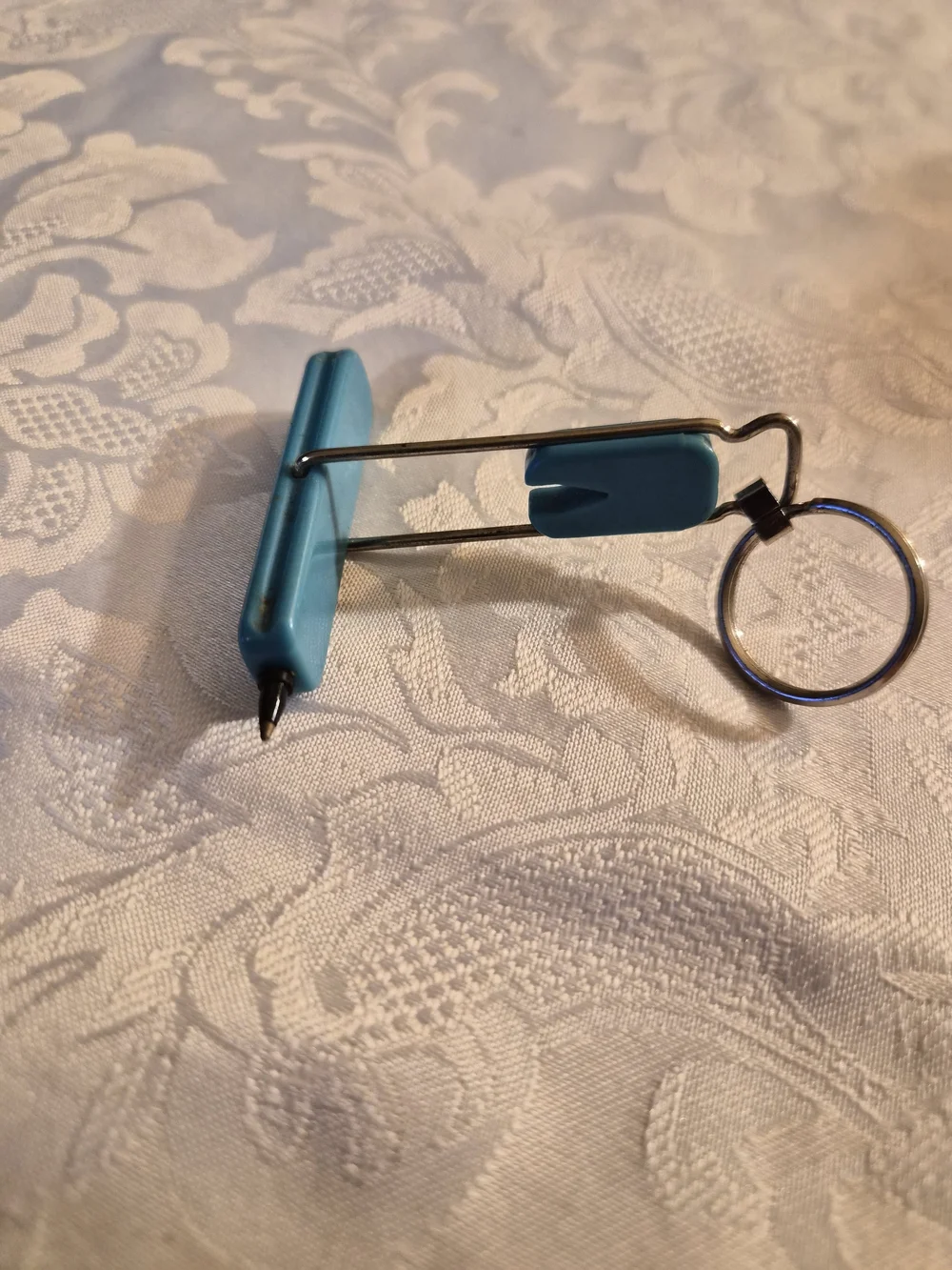Vintage Las Vegas Millennium 2000 Black & Teal Keychain Set